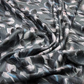 Grey Floral Fabric – 8343copy