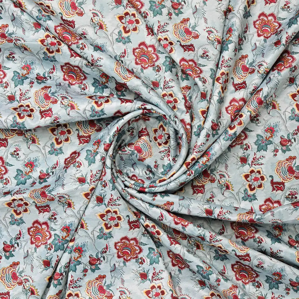Floral Printed Velvet Fabric – 8347copy