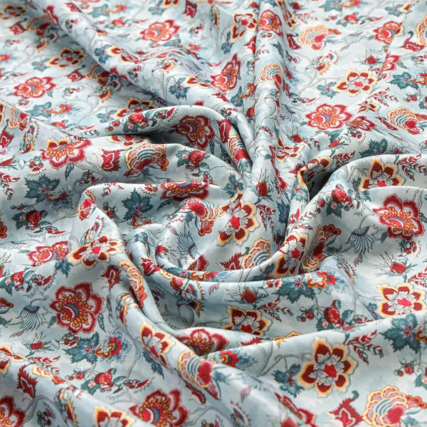 Floral Printed Velvet Fabric – 8348copy