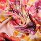 Pink Watercolor Floral Printed Fabric – 8376copy