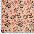 Pink Floral Satin Fabric – 8389copy
