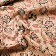 Pink Floral Satin Fabric – 8391copy
