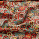 Multicolor Paisley Printed Velvet Fabric – 8396copy