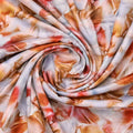 Abstract Floral Printed Satin Fabric – 8420copy