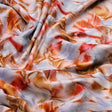 Abstract Floral Printed Satin Fabric – 8421copy