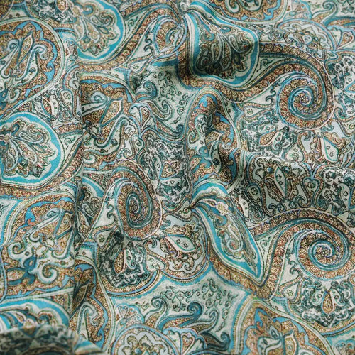 Polyester Paisley Printed Fabric – 8431copy