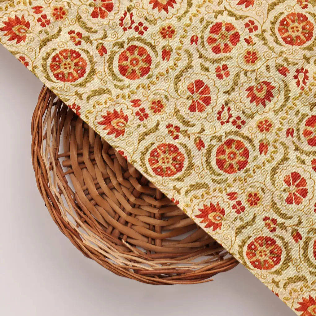 Dola Silk Printed Fabric – 8448copy