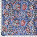 Dola Silk Ajrakh Printed Fabric – 8455copy