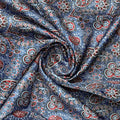 Dola Silk Ajrakh Printed Fabric – 8456copy