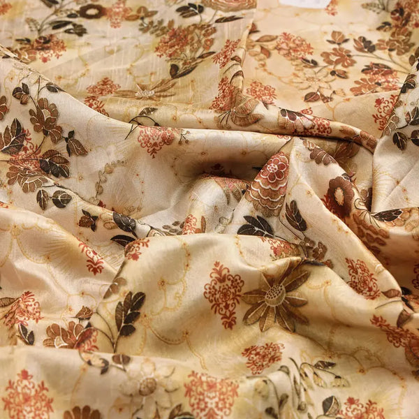 Dola Silk Printed Fabric – 8468copy