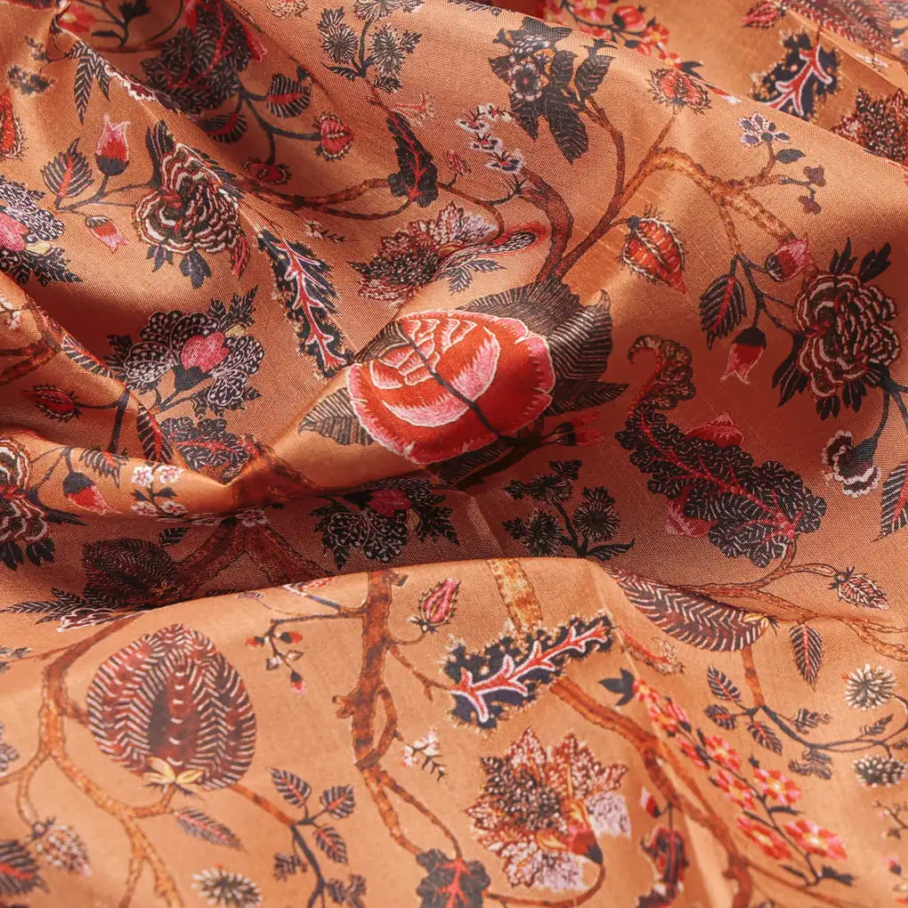 Dola Silk Floral Printed Fabric – 8490copy