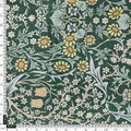 Green Floral Printed Dola Silk Fabric – 8493copy