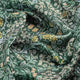 Green Floral Printed Dola Silk Fabric – 8496copy