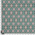 Green Floral Dola Silk Fabric – 8518copy
