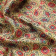 Yellow Dola Silk Ethnic Floral Printed Fabric for Dresses – 8525copy