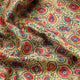 Yellow Dola Silk Ethnic Floral Printed Fabric for Dresses – 8525copy