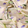 Floral Lavender Purple Printed Dola Silk Fabric by FAB VOGUE – 8547copy