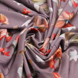 Elegant Mauve Floral Printed Polyester Fabric for Apparel – 9642copy