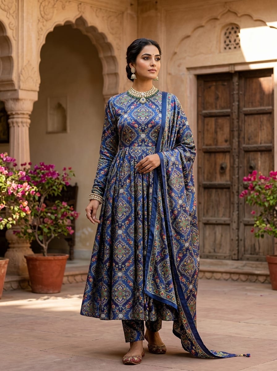 A Pattern Recalling Royal Brocades