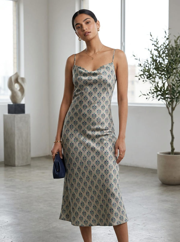 Japan Satin - Polyester - Design MA01219 - Slip Dress Lookbook - JS-0-MA01219-110 - alternate view
