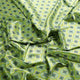 Attractive Tiny Green Link Flower Digital Printed Fabric - Japan Satin – js 0 ma014921 110 c