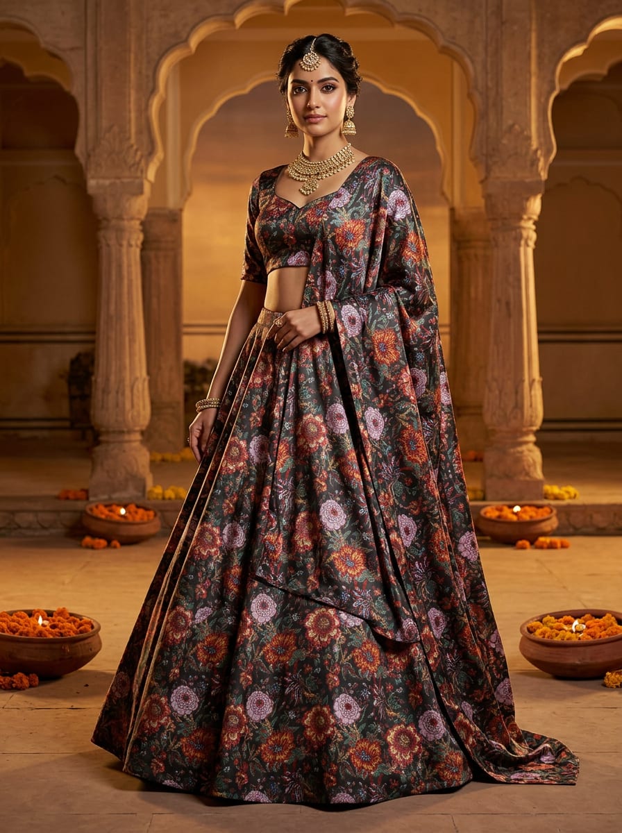 A Tapestry of Rich Floral Elegance
