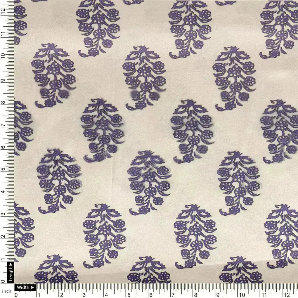 Block Print Motif Digital Printed Fabric - Japan Satin – js 0 ma03105pa 110 a