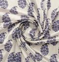 Block Print Motif Digital Printed Fabric - Japan Satin – js 0 ma03105pa 110 b