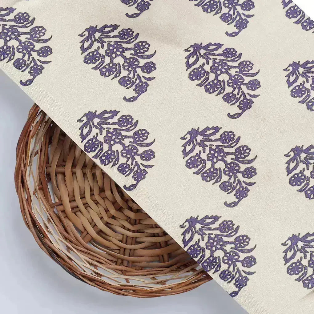 Block Print Motif Digital Printed Fabric - Japan Satin – js 0 ma03105pa 110 d