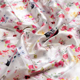 Beautifull Red And Pink Camellia Rose Of Branch Digital Printed Fabric - Japan Satin – js 0 ma08622 110 c