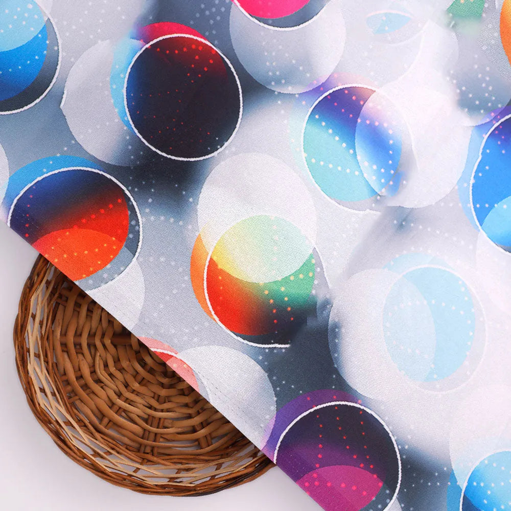 Gorgeous multicolor geometric digital printed fabric from FAB VOGUE Studio – js 0 ta0 9659a 110 b