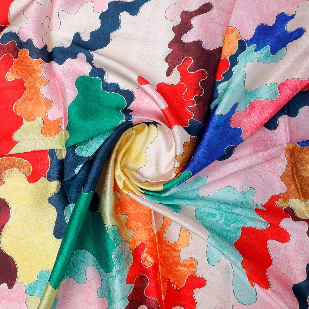 Gorgeous multicolor abstract digital printed fabric from FAB VOGUE Studio – js 0 ta07046 110 a