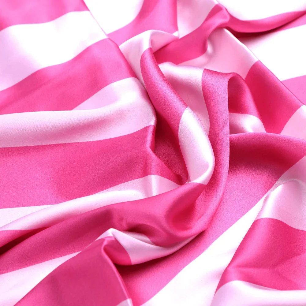 Gorgeous pink striped digital printed fabric from FAB VOGUE Studio – js 0 ta07536 110 c