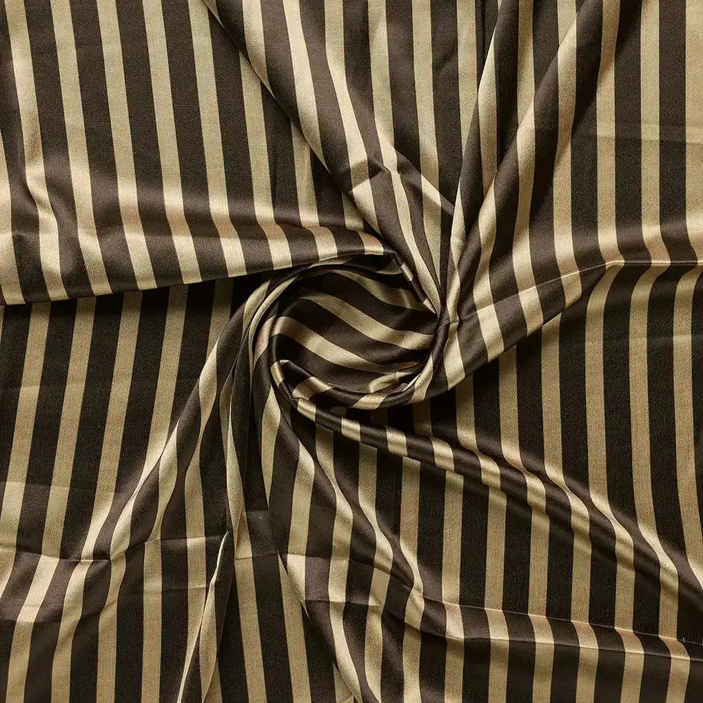 Brown Stripes Digital Printed Fabric - Japan Satin – js 0 ta07623 110 b