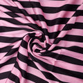 Black and Pink Striped Digital Printed Fabric – js 0 ta08373 110 a