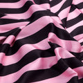 Black and Pink Striped Digital Printed Fabric – js 0 ta08373 110 c
