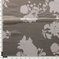 Beautiful Brown Floral Branch Digital Printed Fabric - Japan Satin – js 0 ta08569p4 110 a