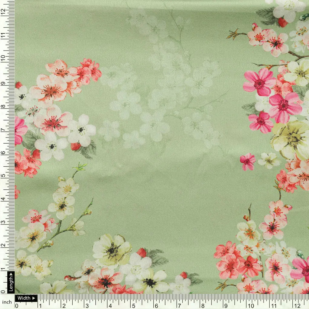 Multi Colour Tiny Beautiful Chintz Printed Fabric - Japan Satin – js 0 ta08843 110 a