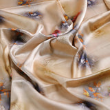 Decorative Roses With Autumn Buds Art Digital Printed Fabric - Japan Satin – js 0 ta09560c 110 c
