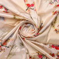 Floral digital printed fabric in Japan satin from FAB VOGUE Studio – js 0 ta09561c 110 a