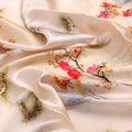 Floral digital printed fabric in Japan satin from FAB VOGUE Studio – js 0 ta09561c 110 c
