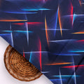 Classy blue decorative digital printed fabric from FAB VOGUE Studio – js 0 ta09682pb 110 b