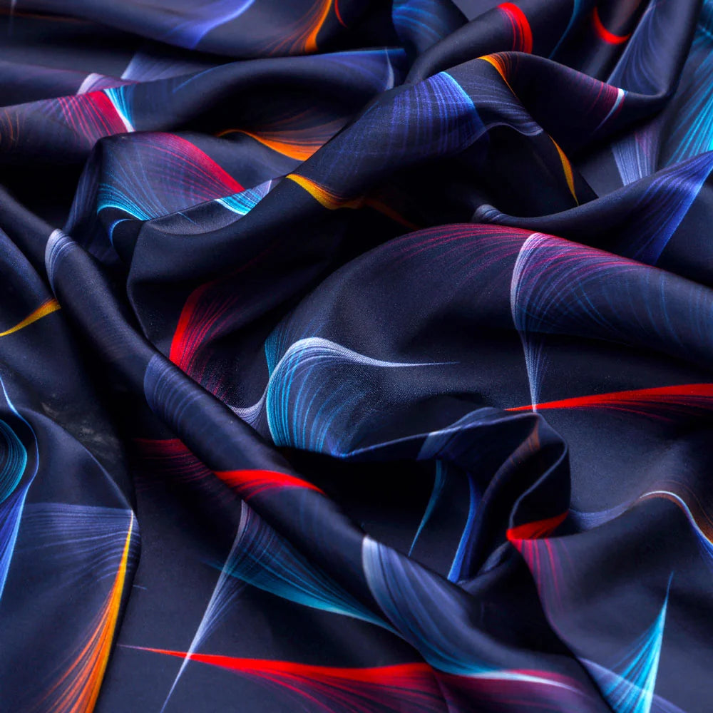 Classy blue decorative digital printed fabric from FAB VOGUE Studio – js 0 ta09682pb 110 c