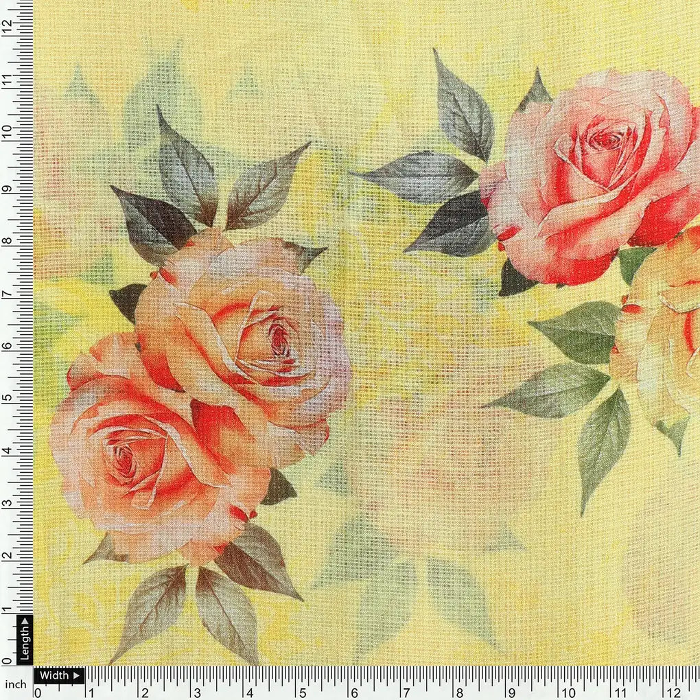 Gorgeous floral printed kota doria fabric from FAB VOGUE Studio – kd 0 0ta05531 111 d