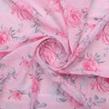 Pink Rose Allover Digital Printed Fabric - Kota Doria – kd 0 ta06118p2 110 bcopy