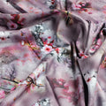 Classy Brown Floral Digital Printed Kora Silk Fabric – ks 0 0ta060200 110 c