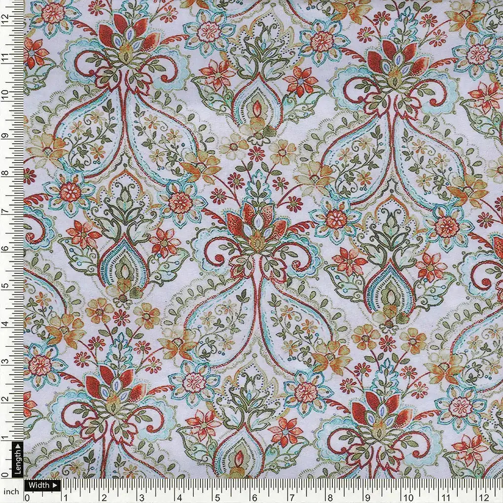 Indian Traditional Motif Digital Printed Fabric – ks 0 ta01081 110 a