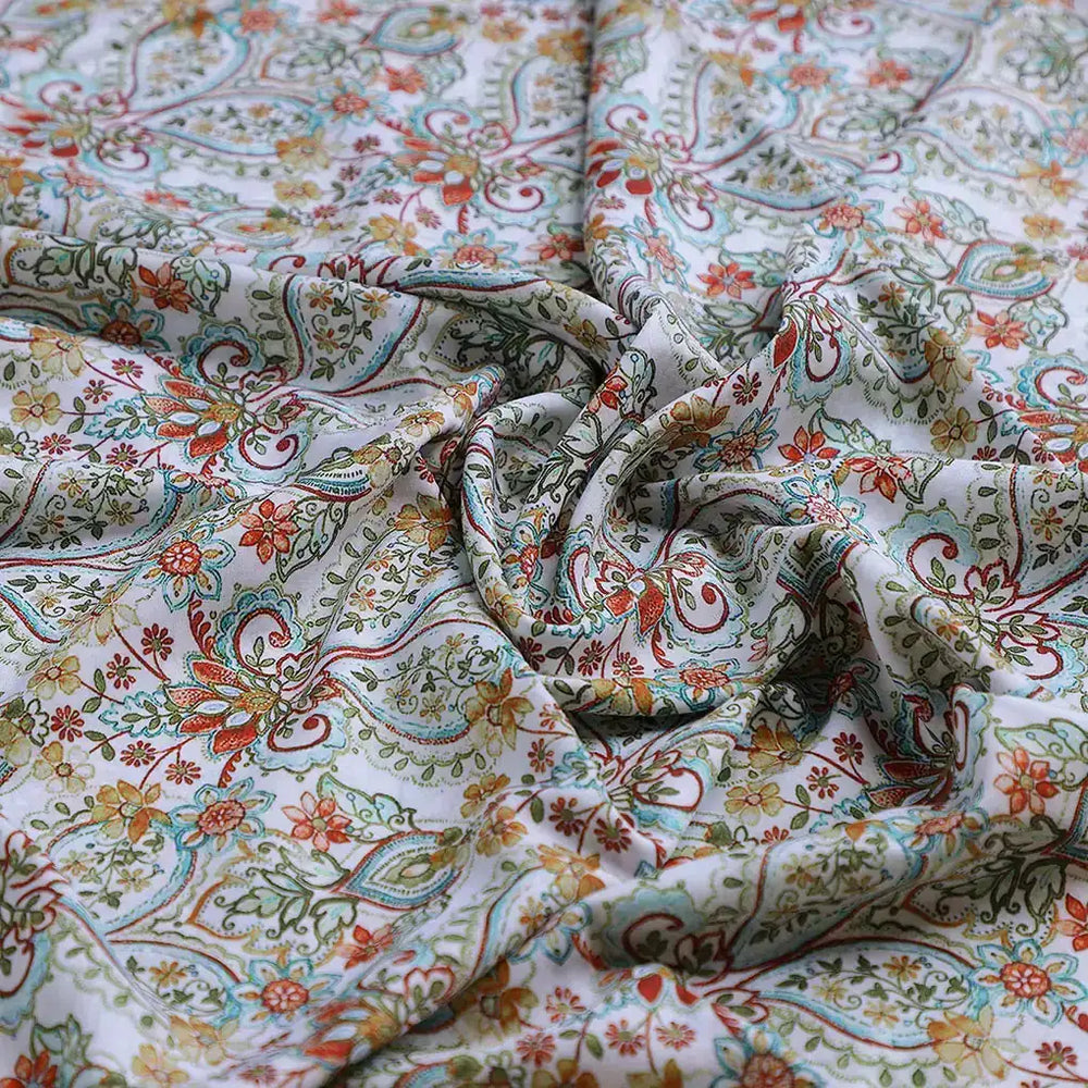 A Tapestry of Paisley and Petals