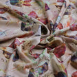 Elegant Leaves Digital Printed Kora Silk Fabric – ks 0 ta063646 111 c