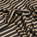 Brown Stripes Digital Printed Fabric - Kora Silk – ks 0 ta07623 110 c